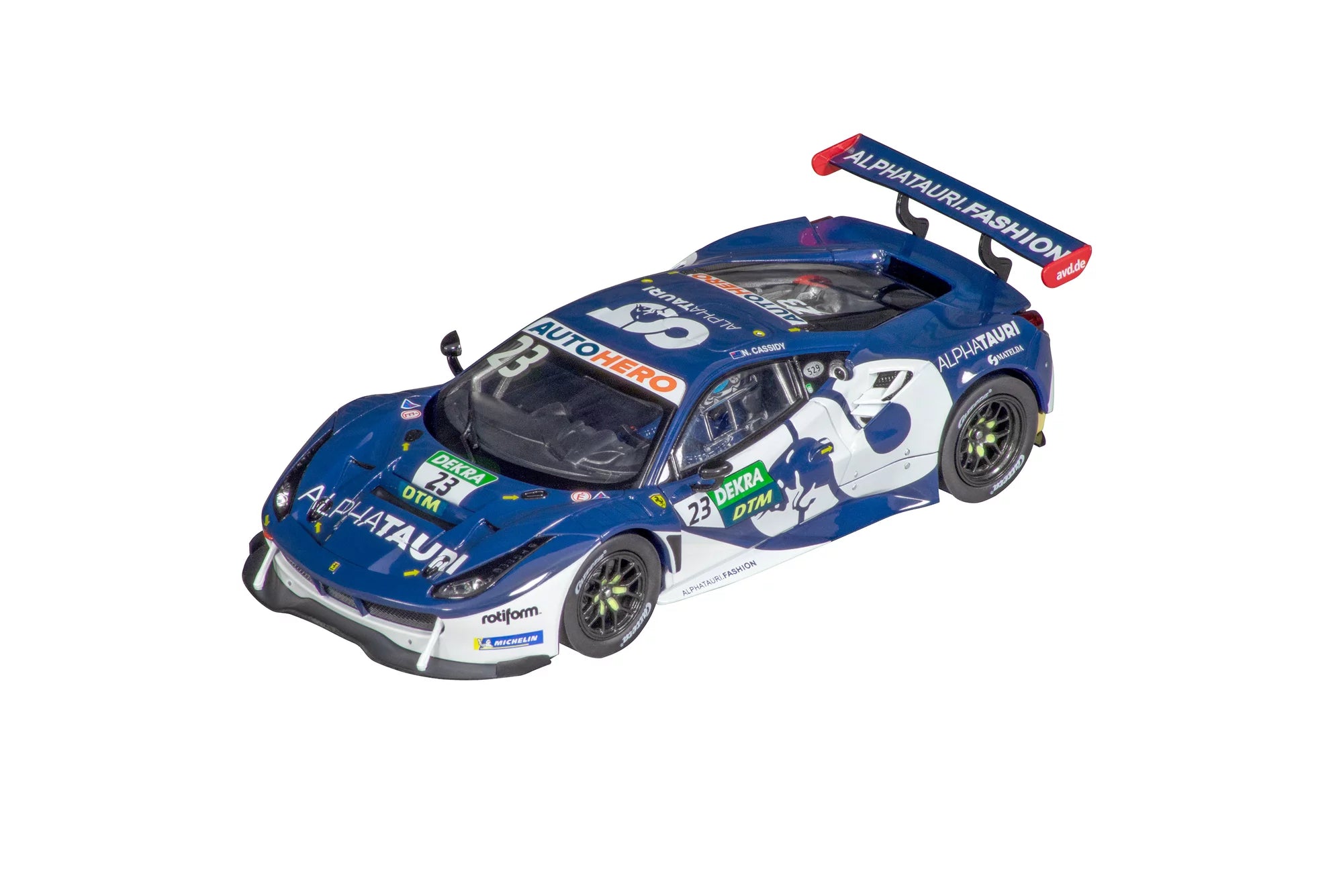 carrera-digital-132-dtm-bull-and-horse-rennbahn-set-ferrari-488-gt3 image 4