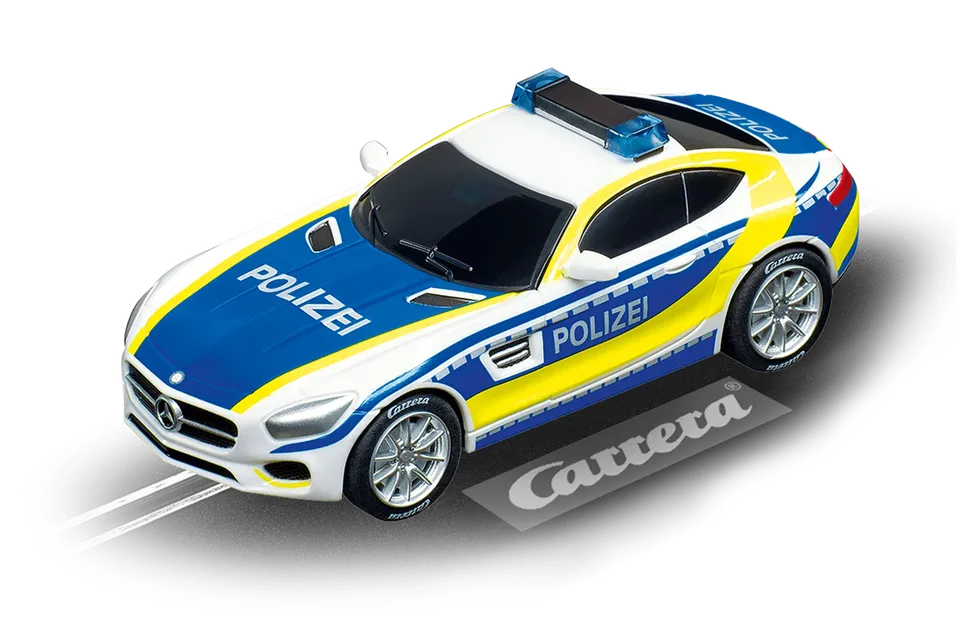 carrera-mercedes-amg-gt-coup-police-slotcar-polizei-rennauto image 1