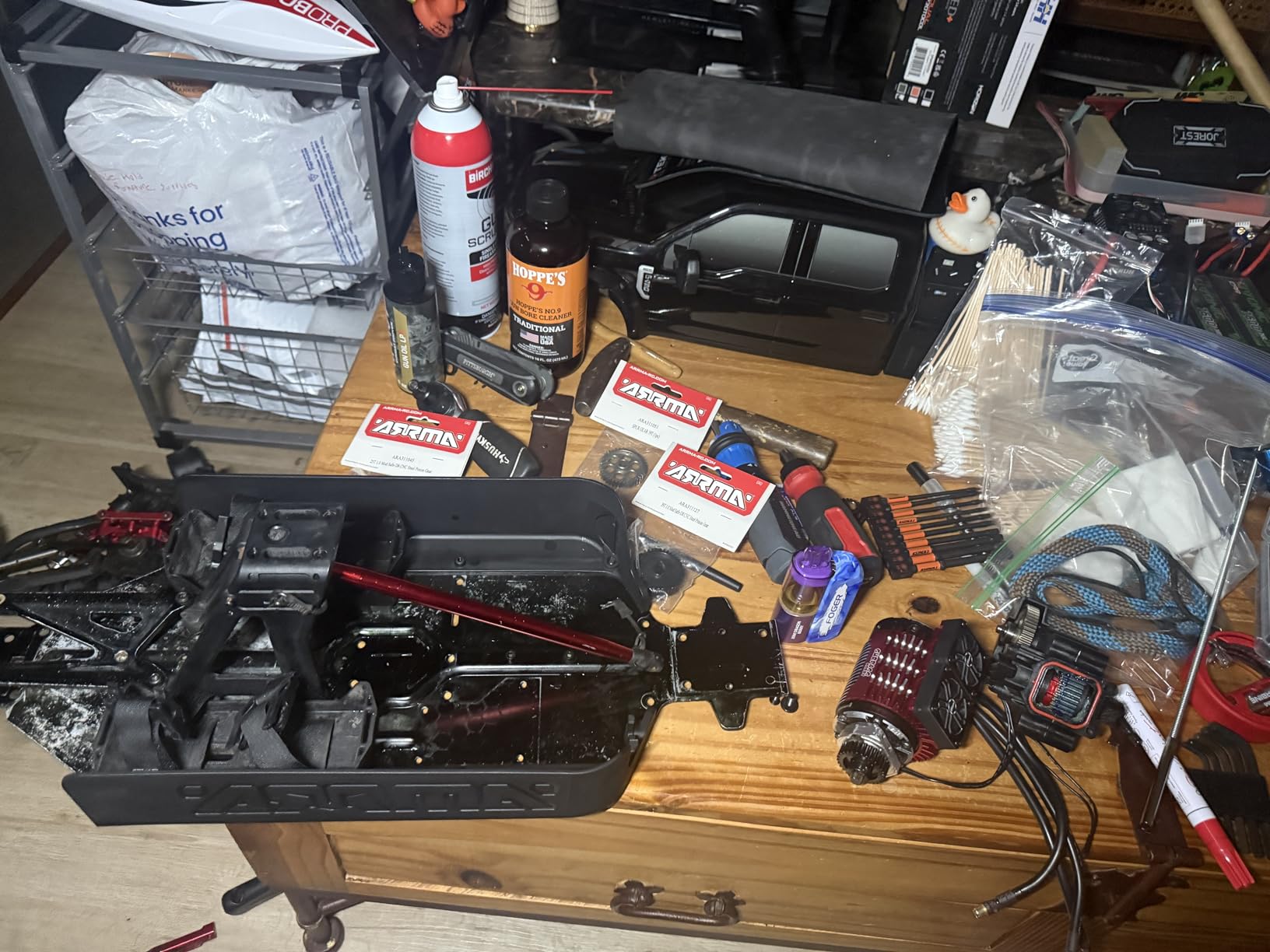 Viel weniger Dreck im Chassis
