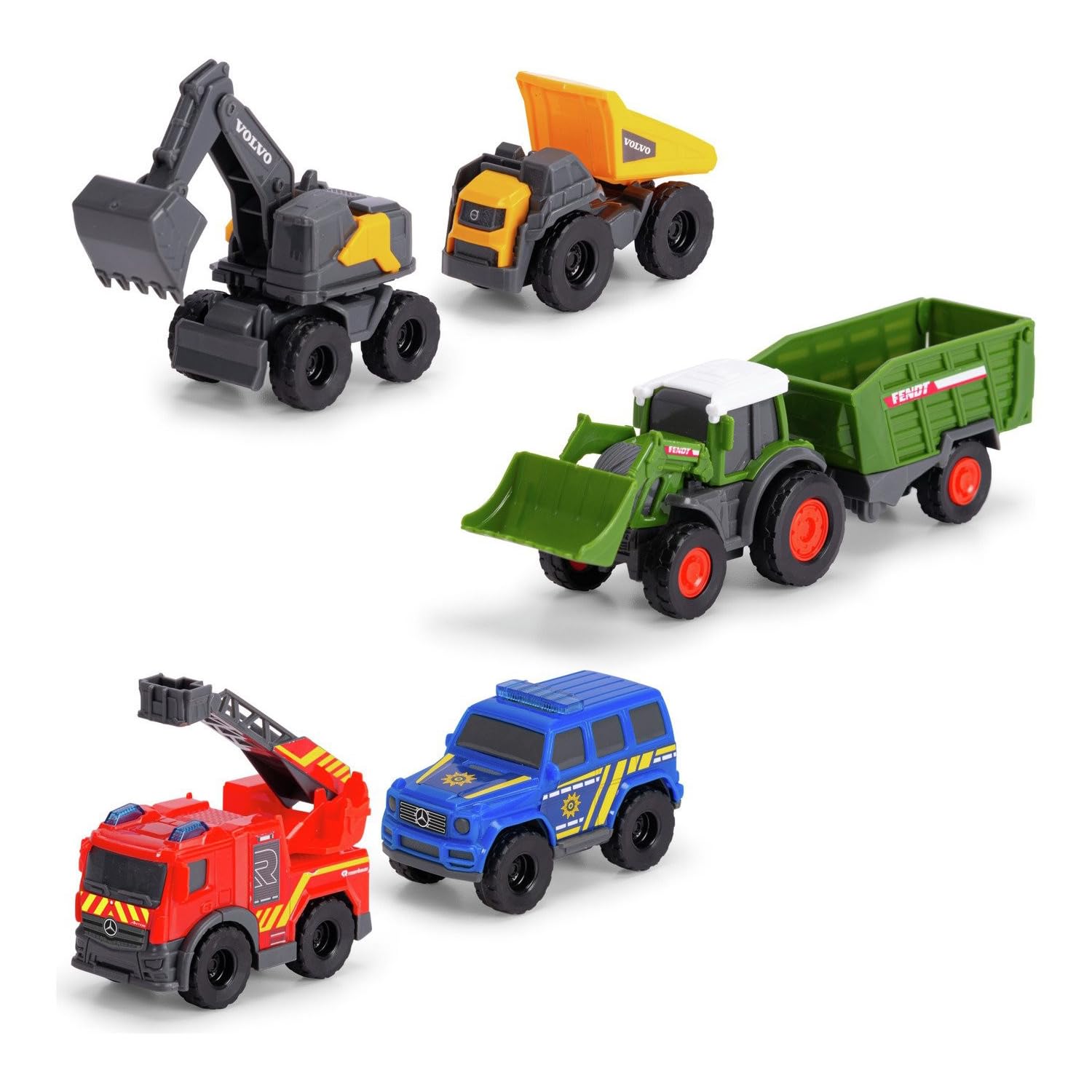 dickie-toys-micro-vehicle-5er-set-spielzeugautos-ca-8-cm image 2