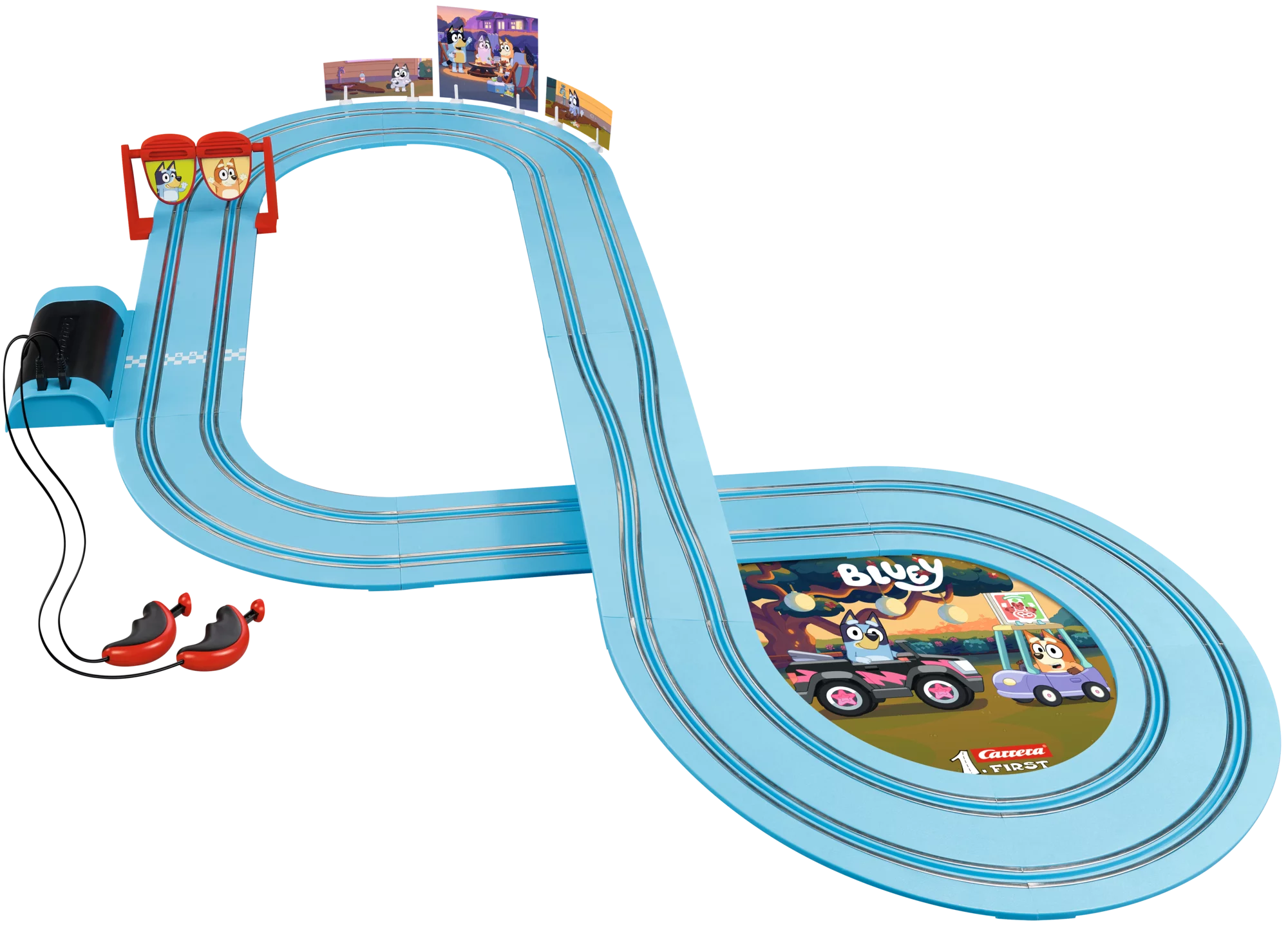 carrera-rc-first-bluey-bingo-let-s-go-slotcar-set-2-9m-ab-3-jahren image 2