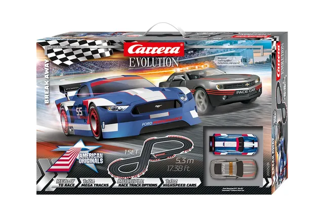 carrera-evolution-break-away-set-ford-mustang-vs-camaro-1-32 image 1