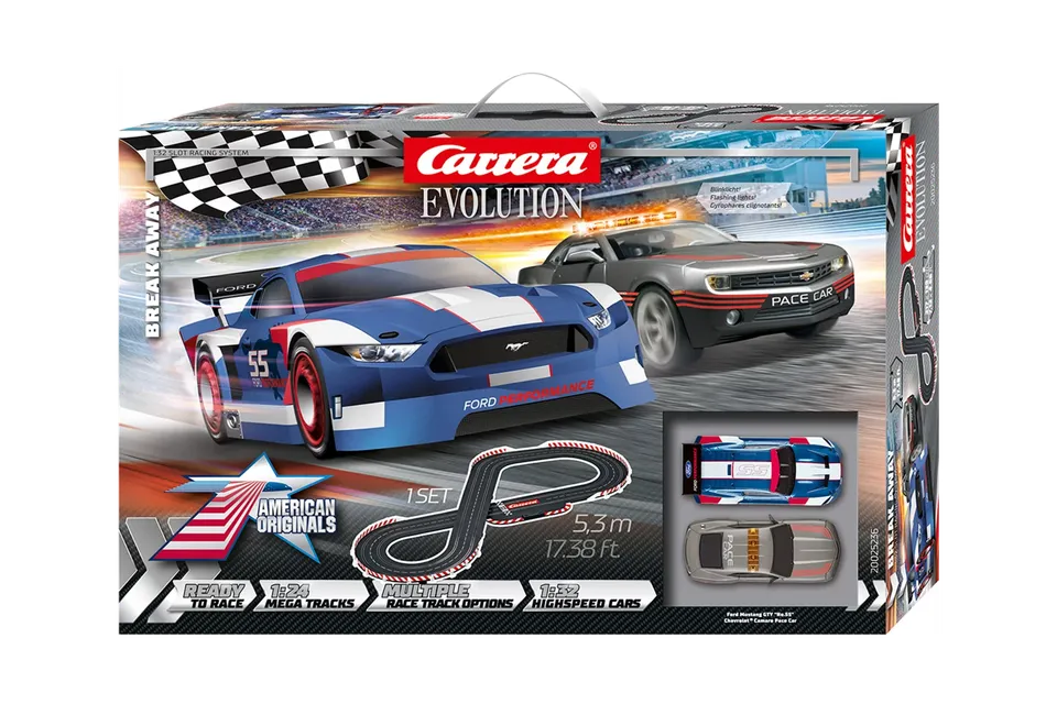 carrera-evolution-break-away-set-ford-mustang-vs-camaro-1-32 image 1