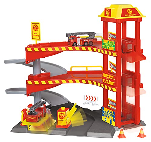 dickie-toys-rettungsstation-polizei-und-feuerwehr-garage-31x41x31-cm image 6