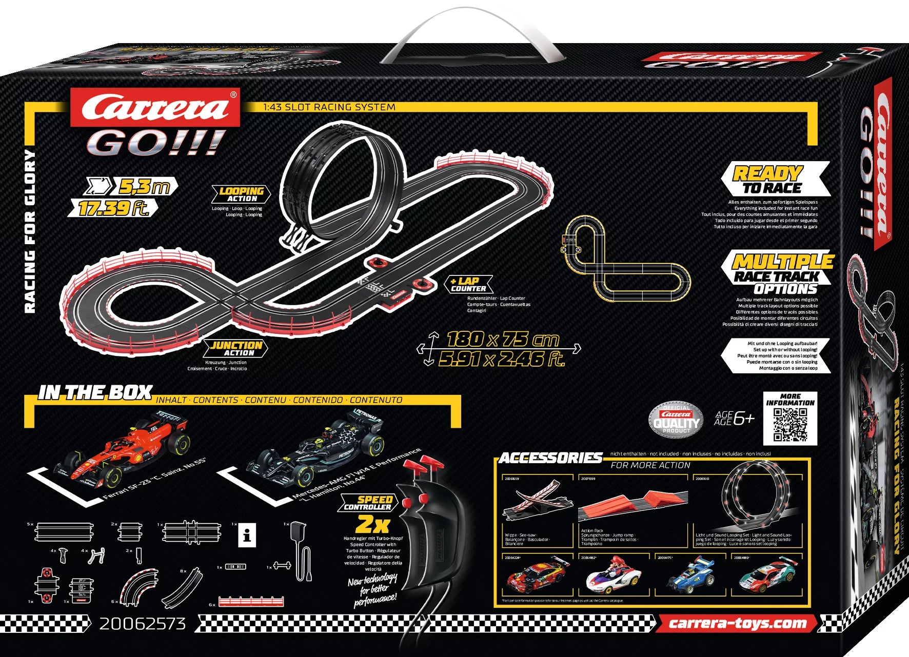 carrera-rc-go-racing-for-glory-slotcar-rennbahn-set-hamilton-mercedes-vs-sainz-f image 3