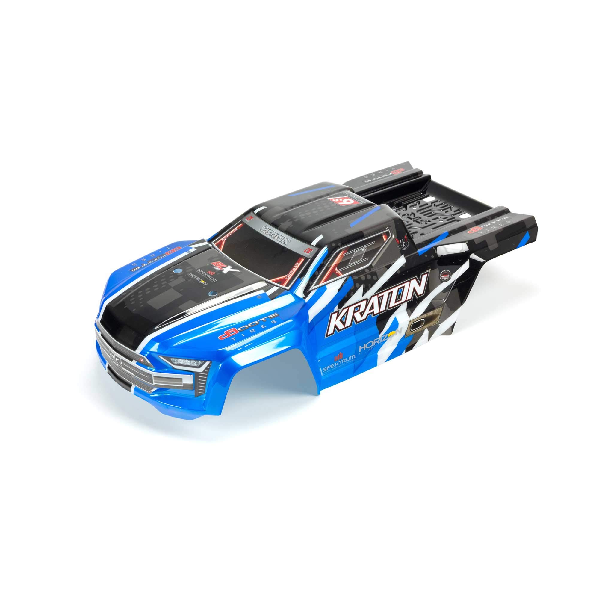 arrma-kraton-6s-blx-karosserie-blau-lackiert-getrimmt image 1