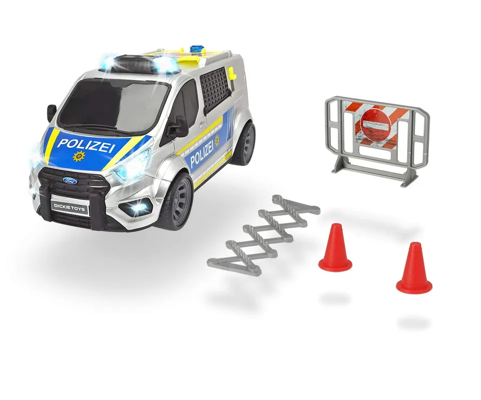 dickie-toys-ford-transit-polizei-van-28-cm-mit-licht-sound-und-zubeh-r image 1