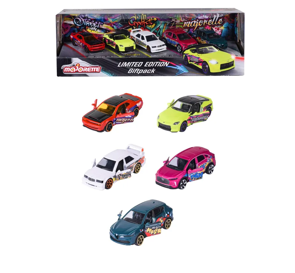 majorette-limited-edition-11-graffiti-auto-set-5x-7-5-cm image 1