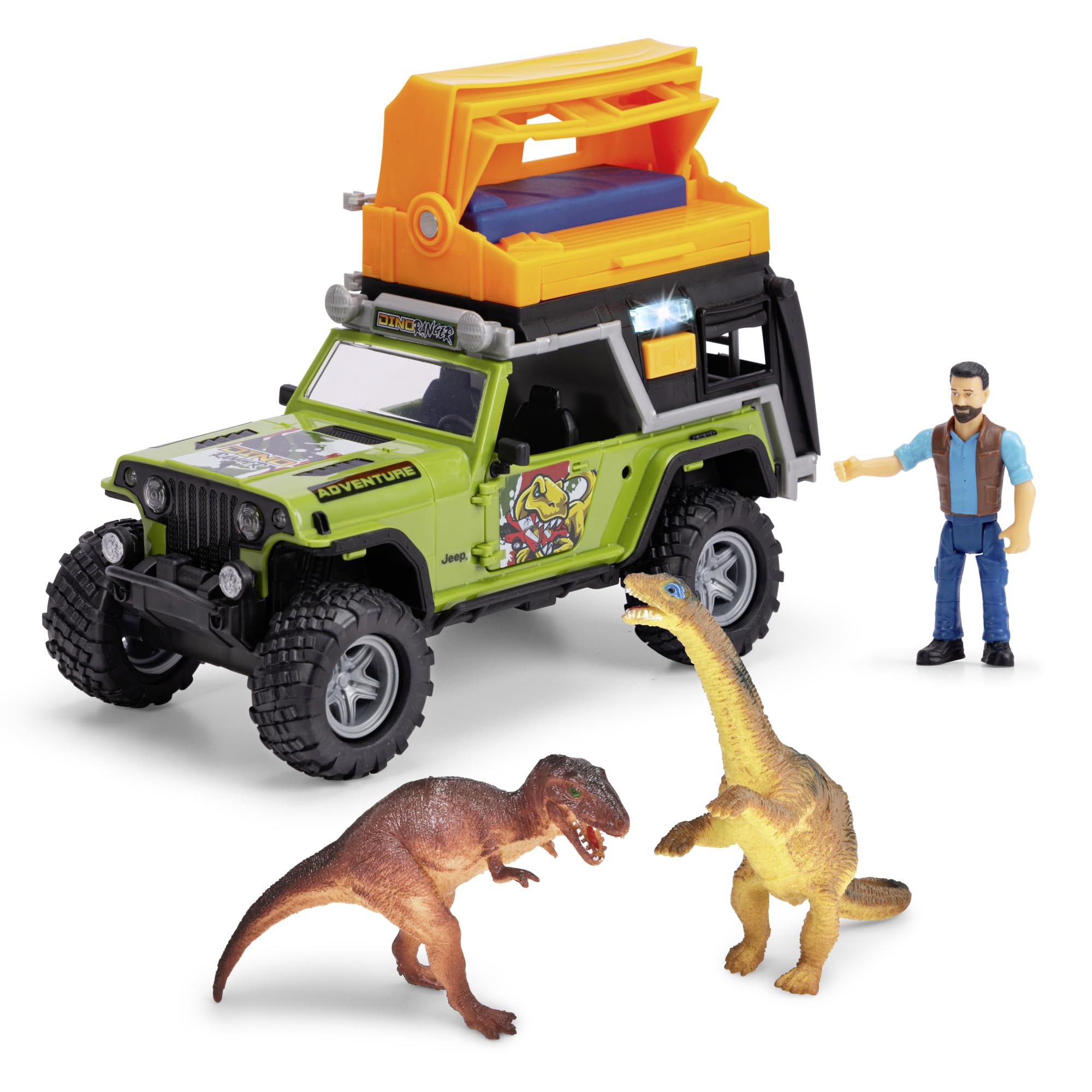 dickie-toys-dino-camper-jeep-23cm-mit-figuren-licht-und-sound image 1