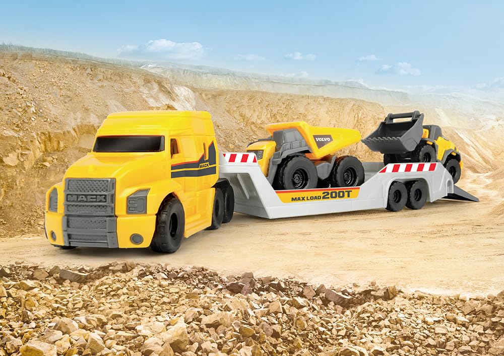 dickie-toys-volvo-mack-truck-baufahrzeug-set-32-cm image 5