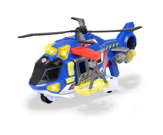 dickie-toys-rettungs-hubschrauber-39-cm-mit-seilwinde-licht-sound image 1