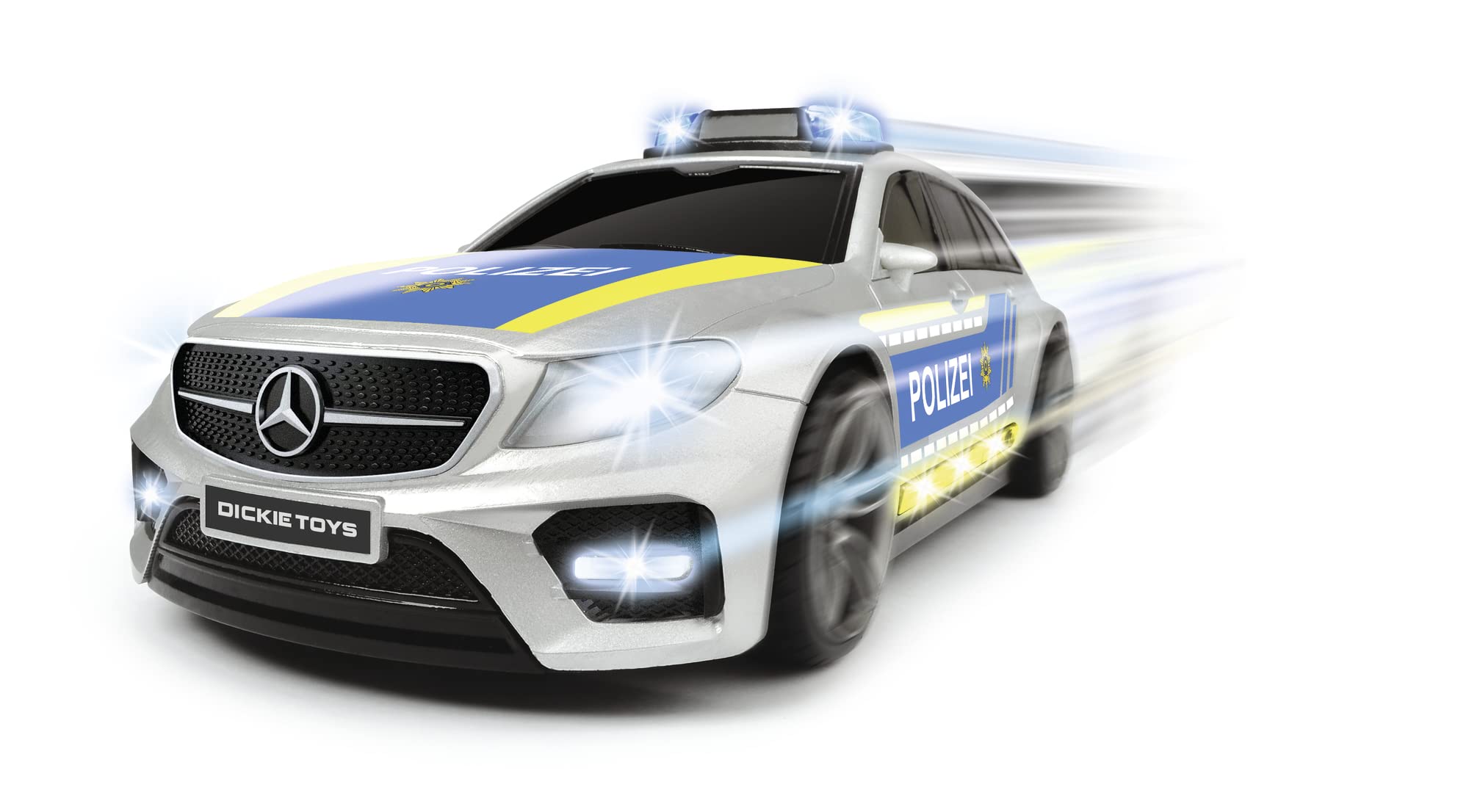 dickie-toys-mercedes-amg-e43-polizeiauto-30-cm-motorisiert-mit-hund-licht-und-si image 5