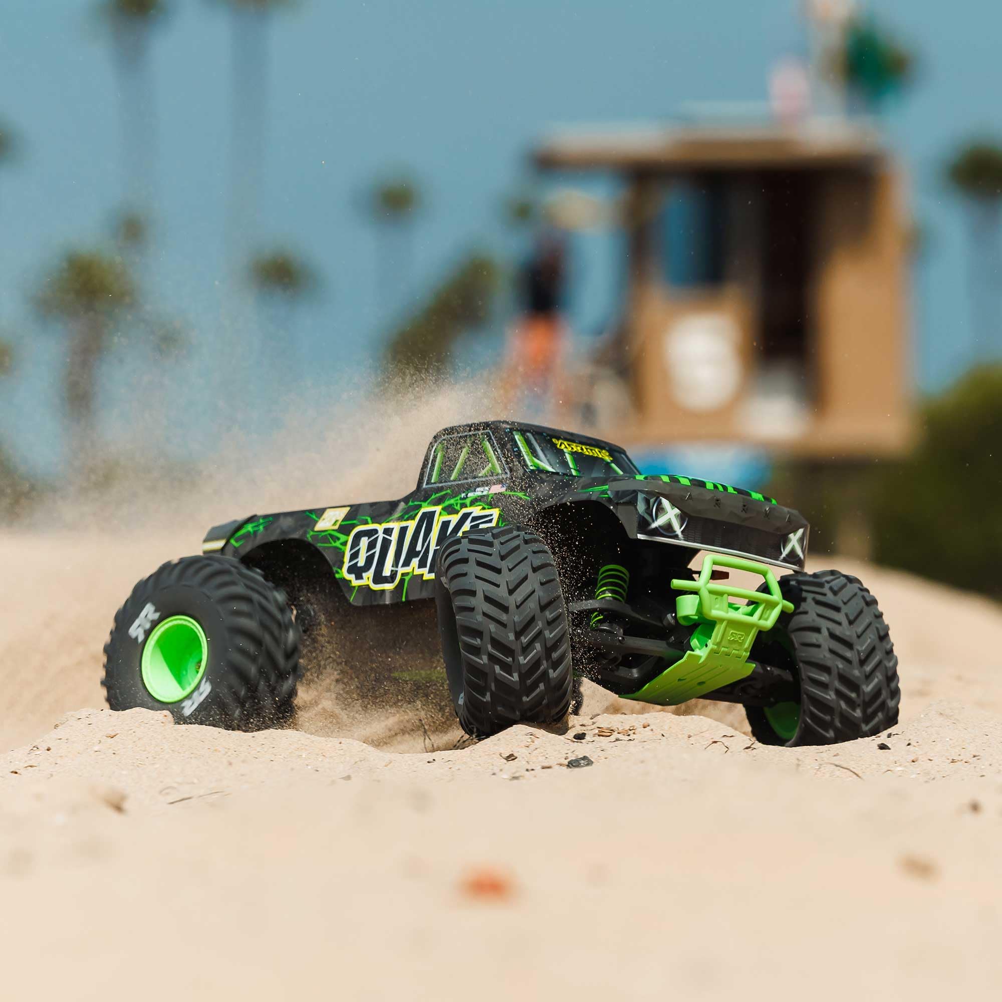 arrma-1-10-quake-223s-dsc-2wd-rtr-brushless-monster-truck-gr-n-bis-80-km-h image 3