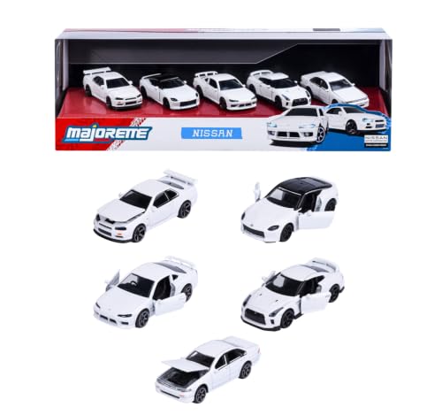 majorette-nissan-5-pieces-giftpack-metallautos-1-64-5er-set image 8