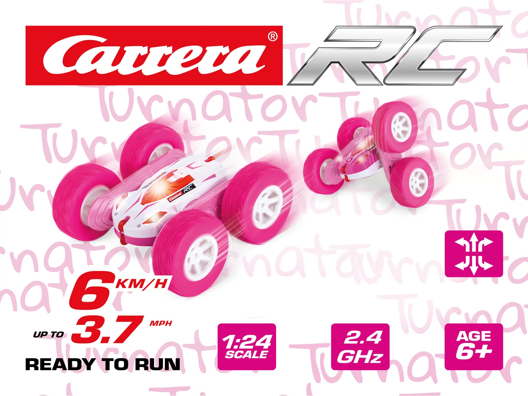 carrera-rc-2-4ghz-mini-turnator-pink-stunt-car image 6