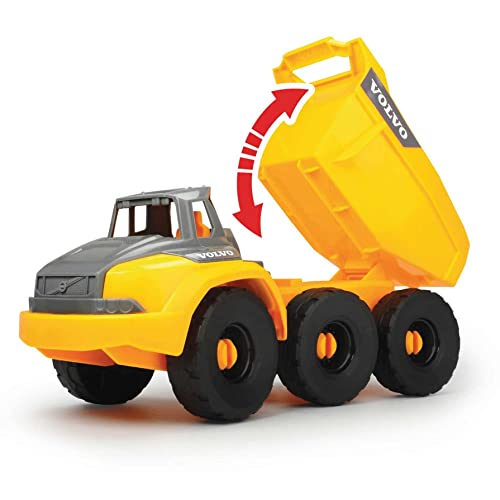 dickie-toys-volvo-muldenkipper-kipplaster-26-cm-gelb-grau image 5