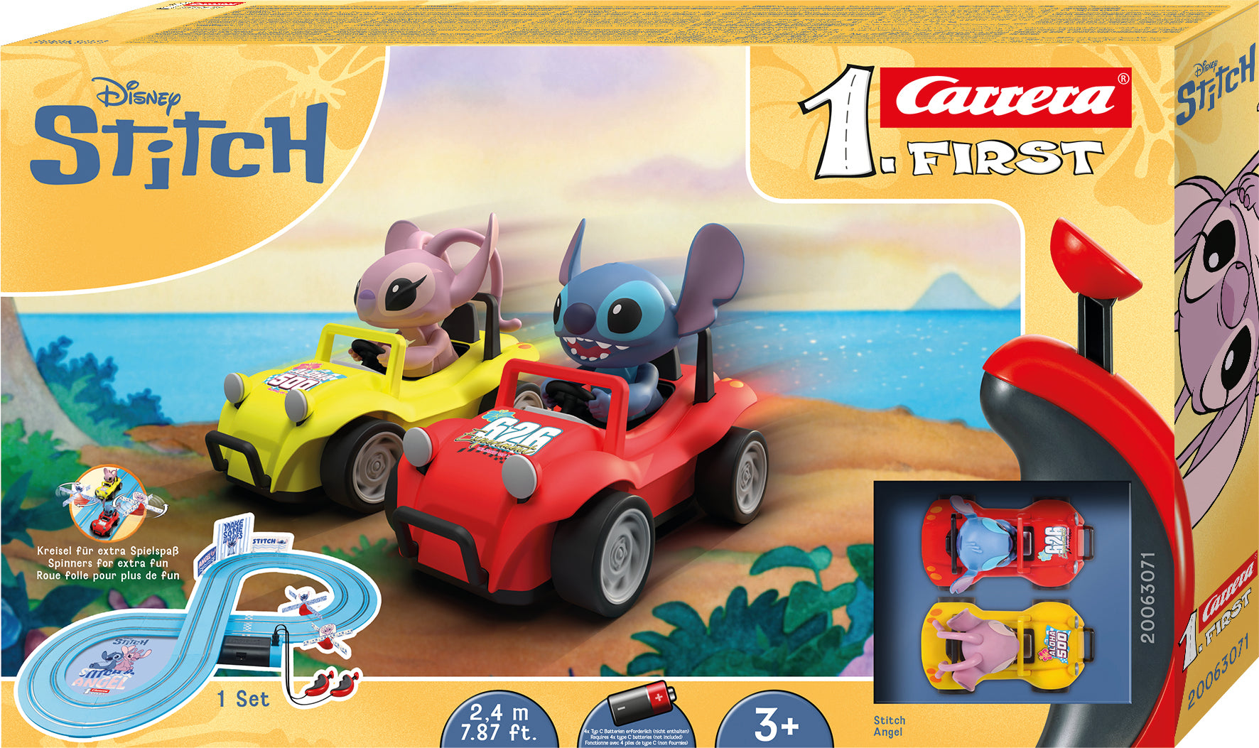 carrera-rc-disney-stitch-2-4ghz-first-action-flitzer image 1