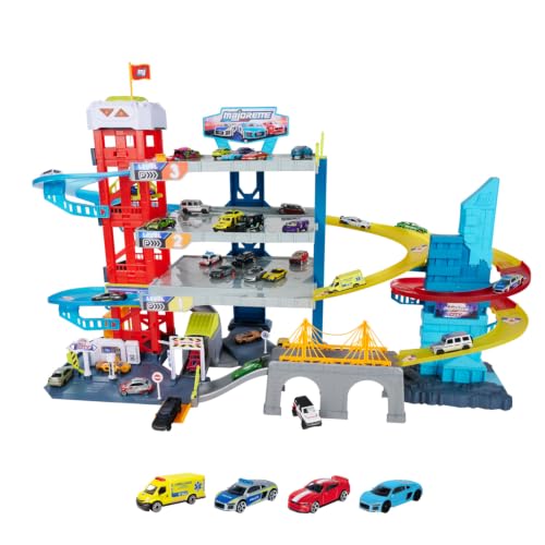 majorette-city-double-track-garage-parkhaus-4-ebenen-mit-4-autos image 8