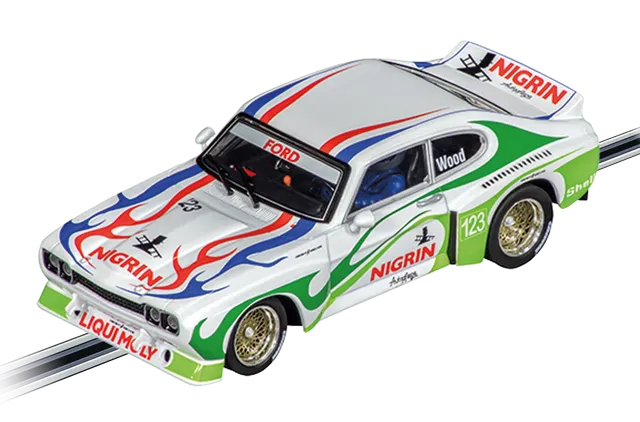 carrera-rc-ford-capri-rs-3100-r-wood-no-123-slotcar-digital-132 image 1