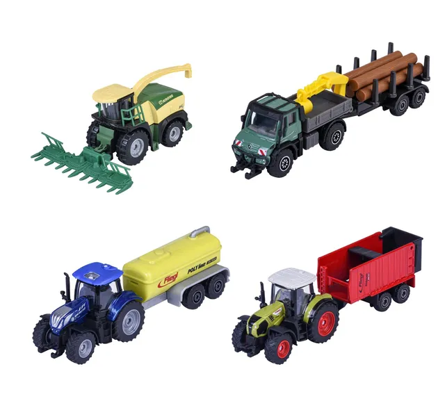 majorette-auto-farm-trailer-bauernhof-set-mit-anh-nger image 1