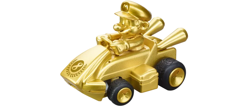 carrera-rc-mario-kart-mini-rc-mario-gold-paperbox-6-2-cm image 1