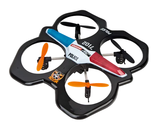 carrera-rc-2-4ghz-quadcopter-police-rc-drohne-18cm image 1