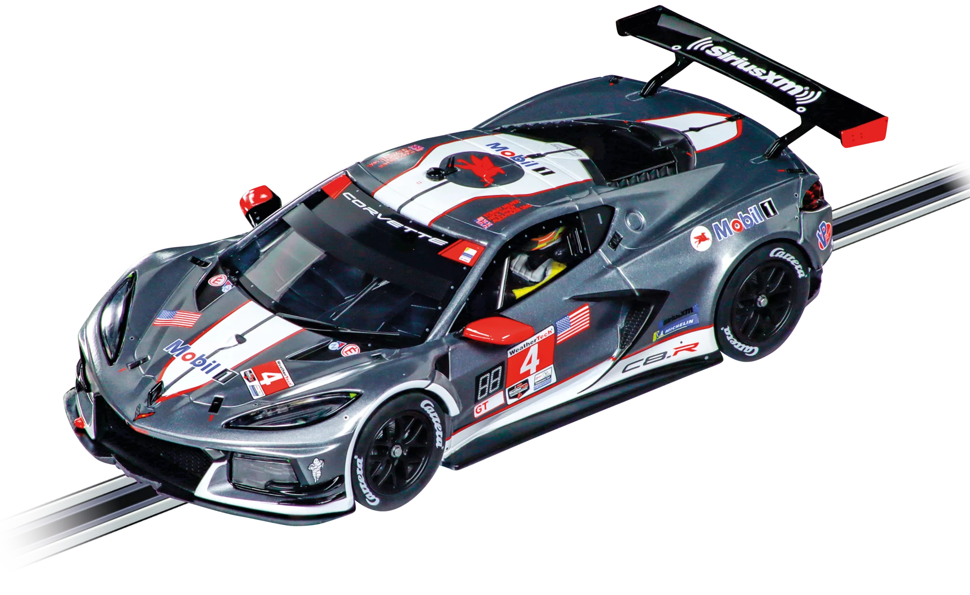 carrera-rc-chevrolet-corvette-c8-r-no-4-slotcar-digital-124-1-24 image 1