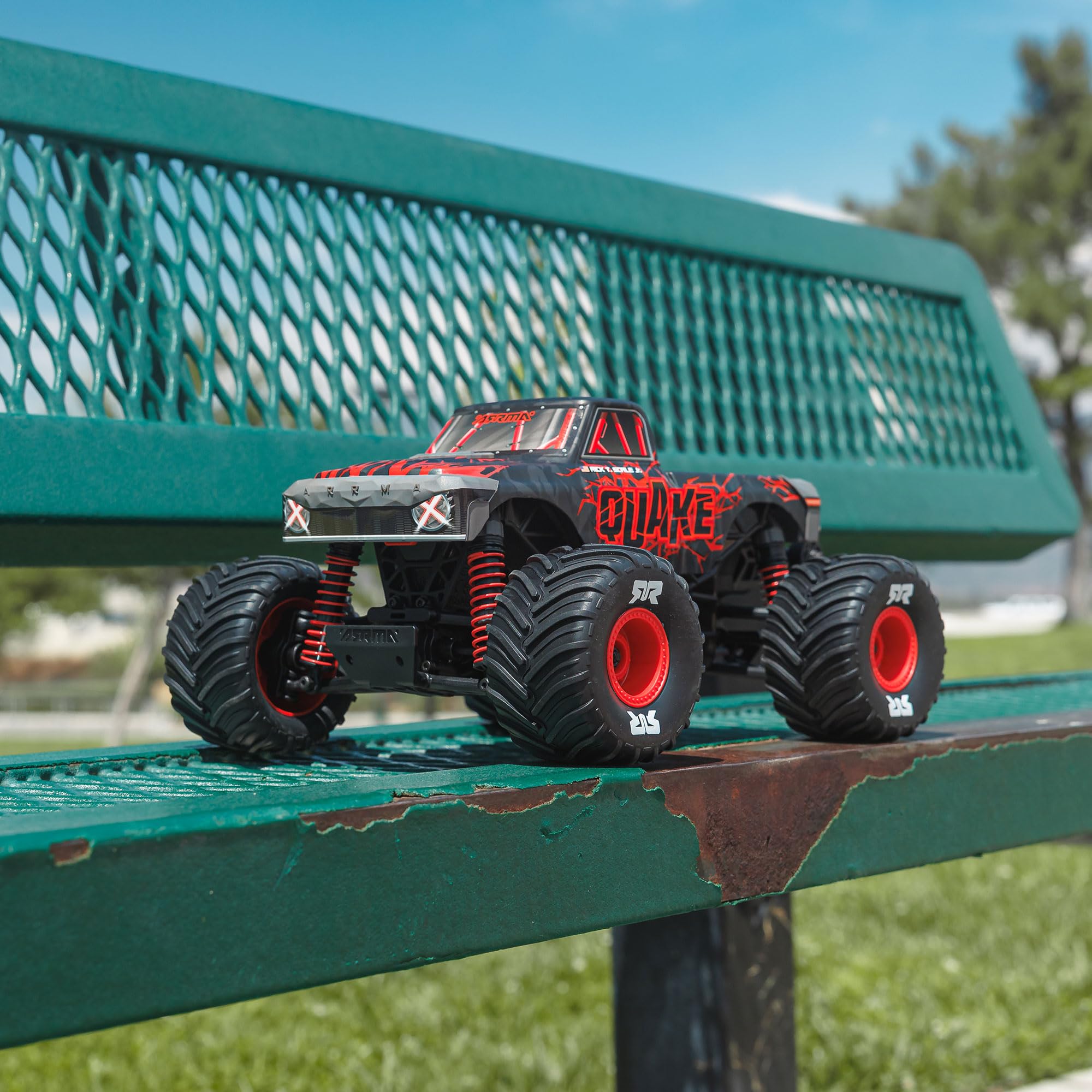arrma-rc-truck-quake-grom-1-16-4x4-rtr-brushed-monster-truck-rot image 8