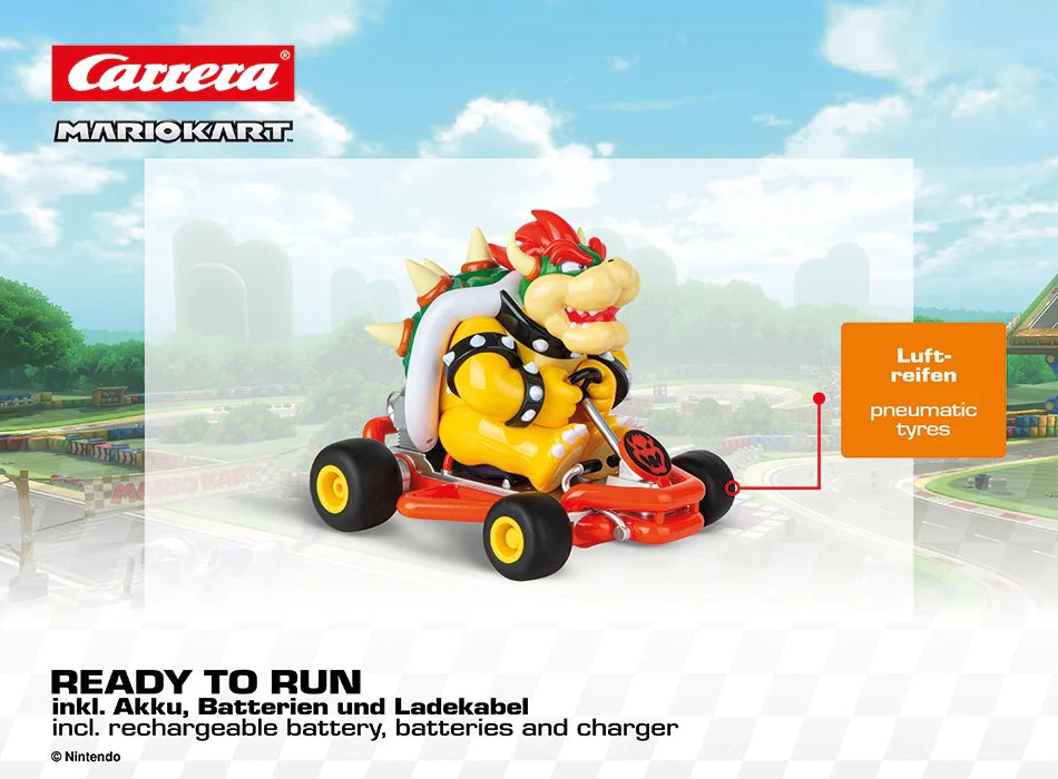 carrera-rc-2-4ghz-mario-kart-pipe-kart-bowser-rc-auto image 8