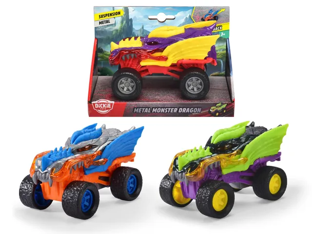 dickie-toys-metal-monster-dragon-15cm-r-ckzug-ab-3-jahre image 1