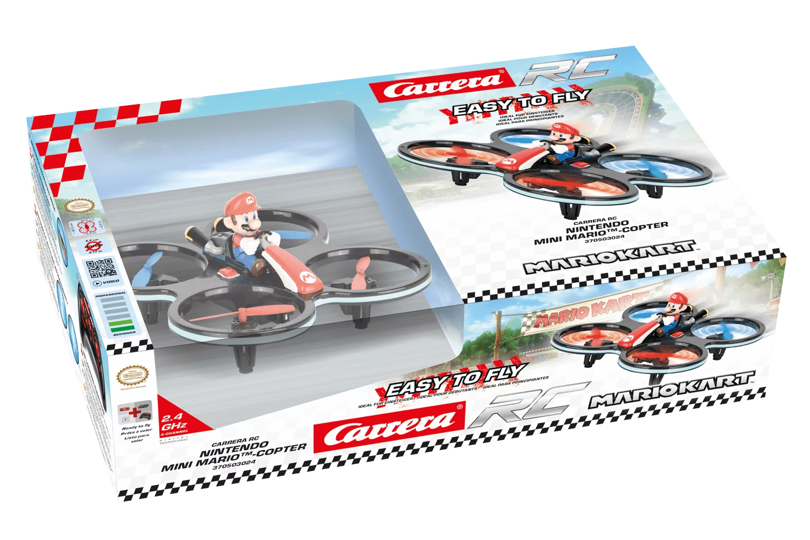 carrera-rc-2-4ghz-mini-mario-copter-quadrocopter-16-5-cm image 5