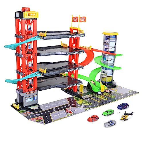 dickie-toys-parkhaus-4-st-ckig-87x52-cm-mit-5-ebenen-autos-helikopter image 8