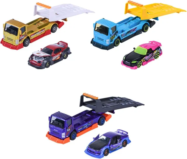 majorette-jdm-legends-transporter-2er-set-isuzu-npr-lkw-jdm-auto-13-cm image 1