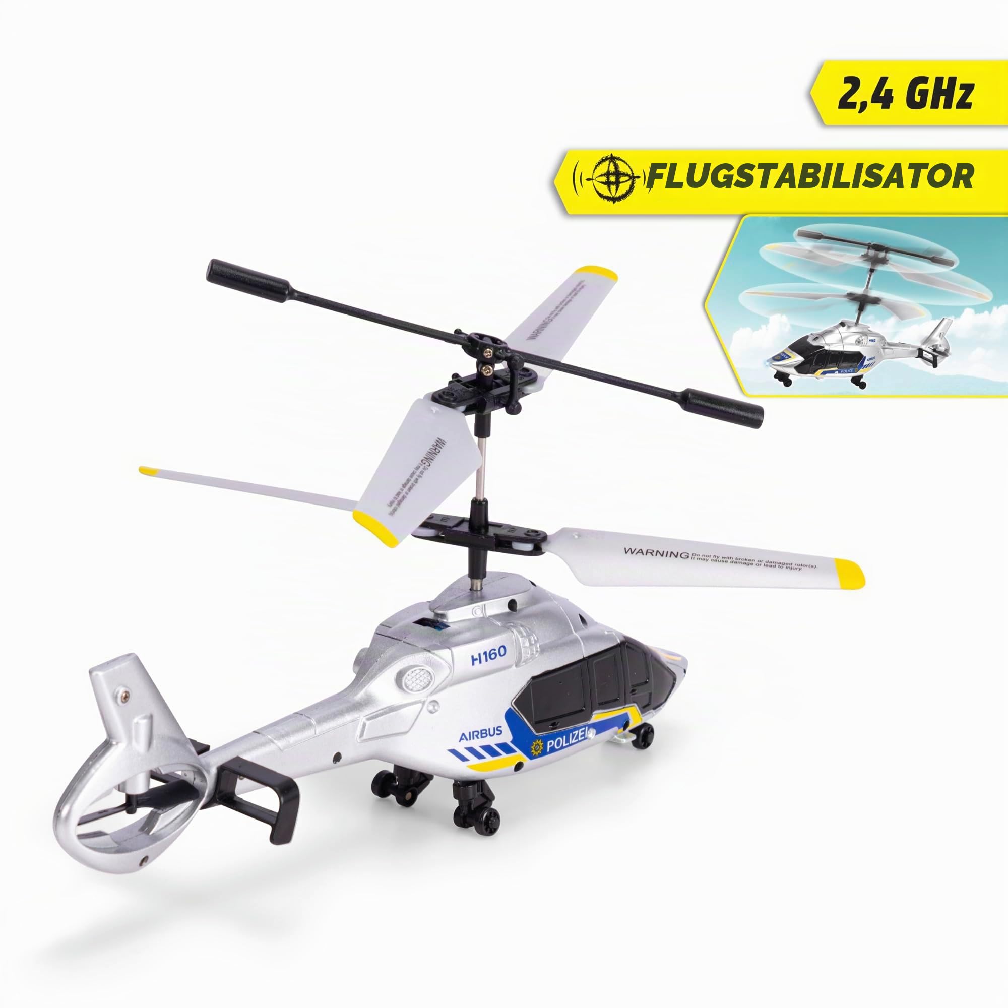 dickie-toys-rc-polizei-hubschrauber-airbus-h160-21-cm image 2