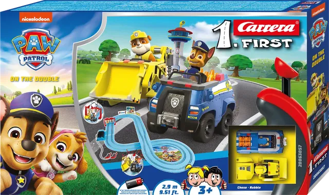 carrera-rc-paw-patrol-on-the-double-carrera-first-slotcar-rennbahn-set-ab-3-jahr image 1