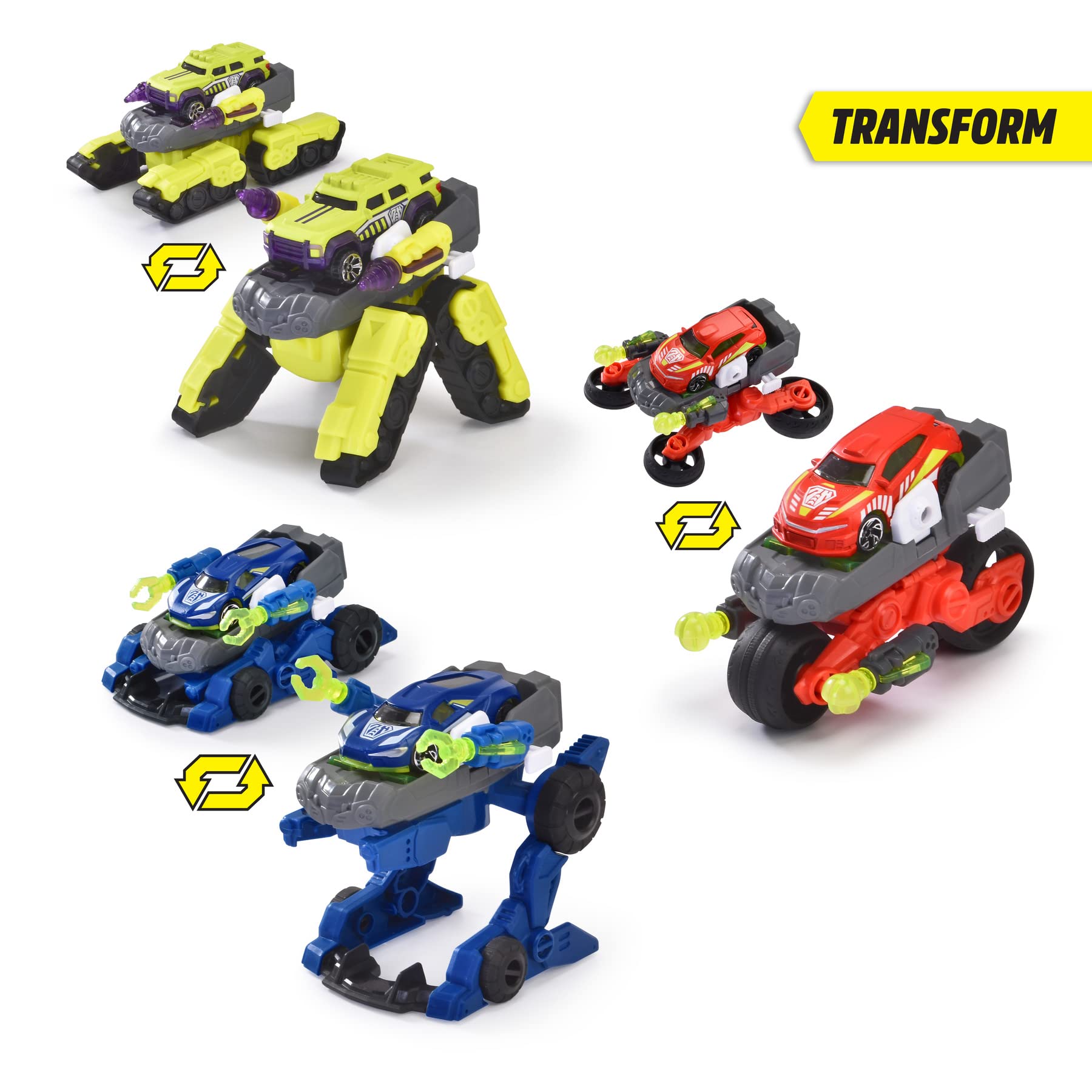 dickie-toys-transformator-fahrzeuge-3er-set-12-cm-2-in-1-roboter-autos image 3