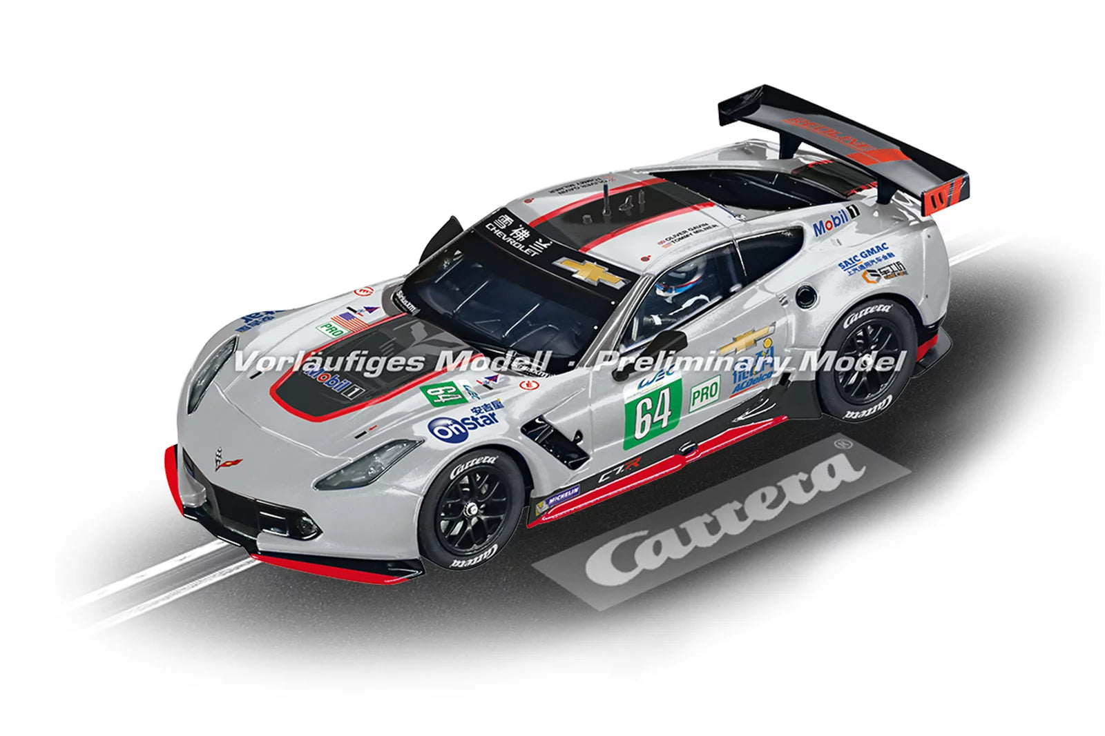 carrera-rc-chevrolet-corvette-c7-r-no-64-slotcar-evolution-1-32 image 1