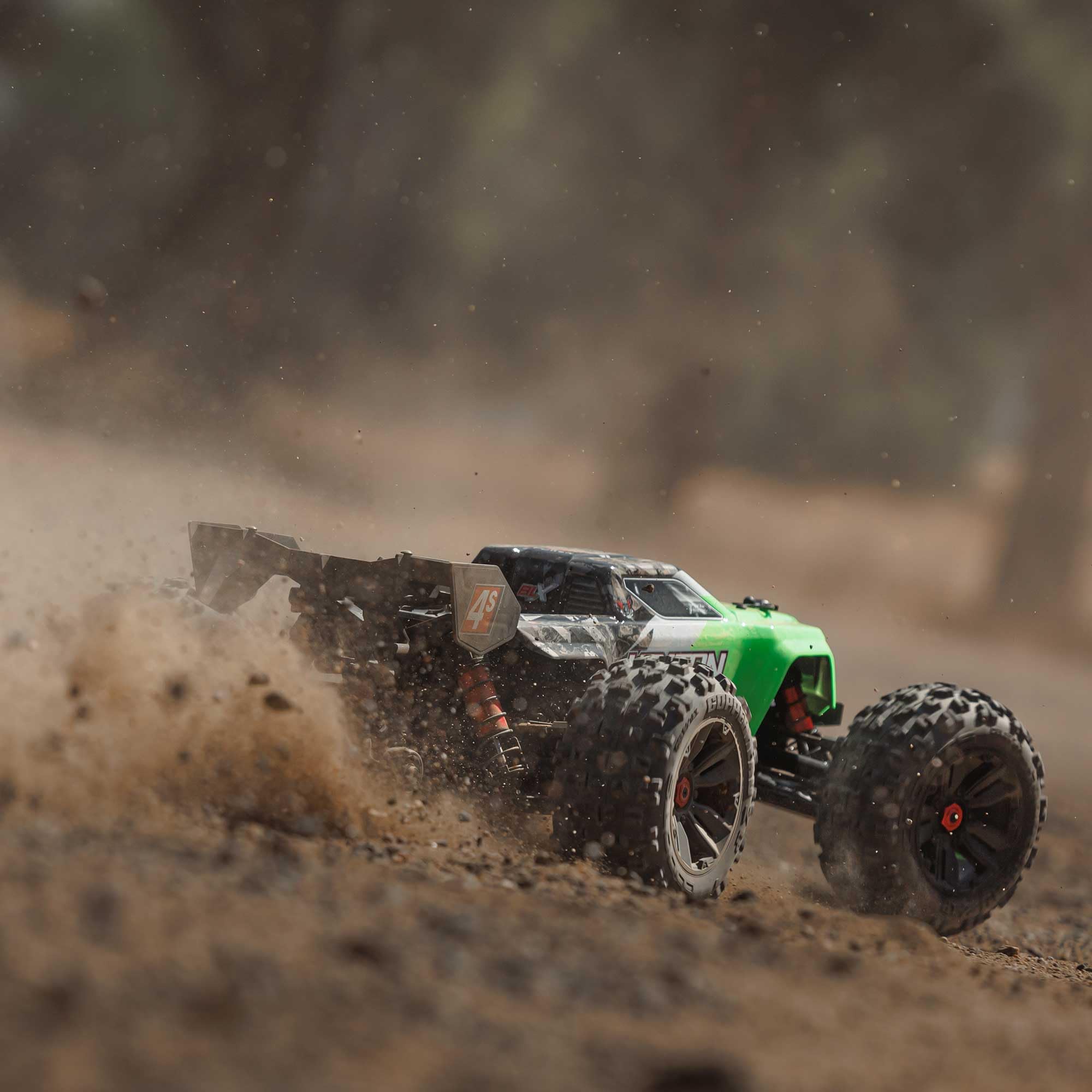arrma-1-10-kraton-4x4-4s-v2-blx-speed-monster-truck-rtr-gr-n-ara4408v2t4-fertig- image 4