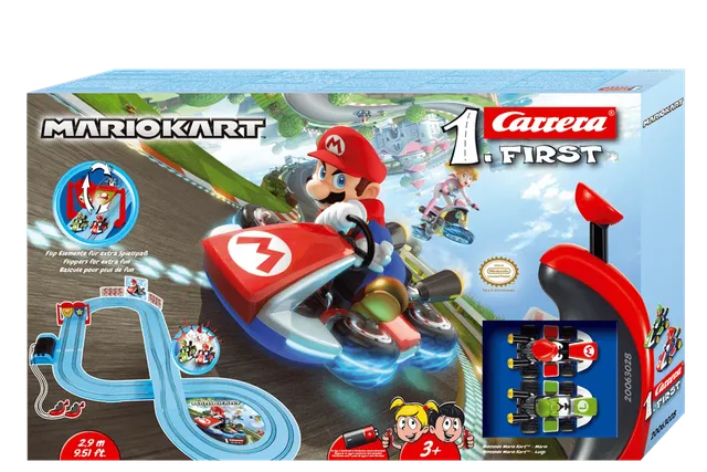carrera-rc-carrera-first-set-mario-kart-mario-vs-luigi-slotbahn image 1