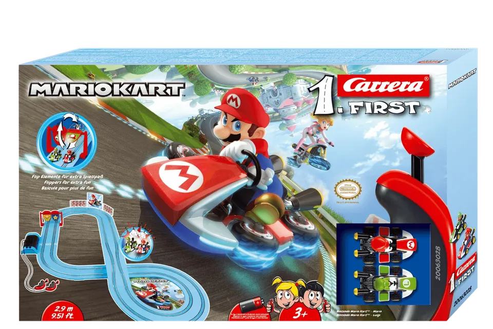 carrera-rc-carrera-first-set-mario-kart-mario-vs-luigi-slotbahn image 1