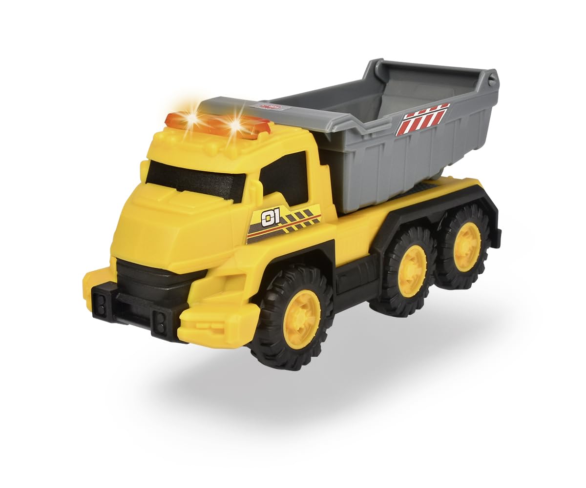 dickie-toys-muldenkipper-freilauf-kipper-16-cm-mit-licht-sound image 1