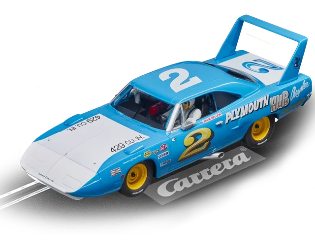 carrera-rc-plymouth-superbird-no-2-muscle-car-slotcar-1-32-evolution image 1