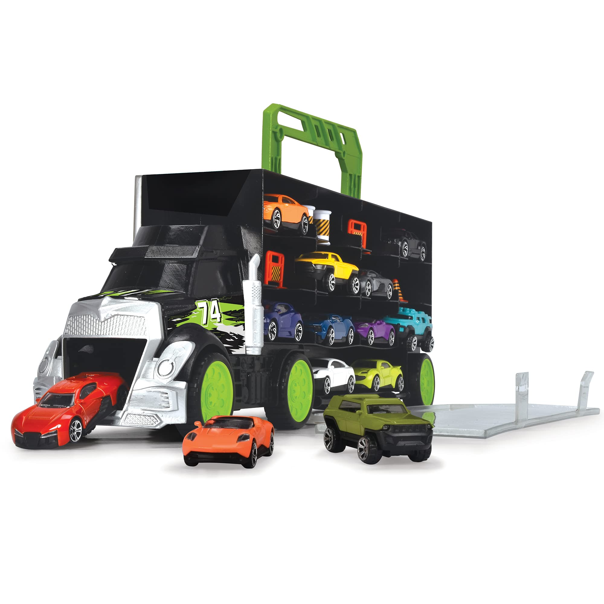 dickie-toys-carry-store-transporter-43-cm-inkl-4-autos image 4