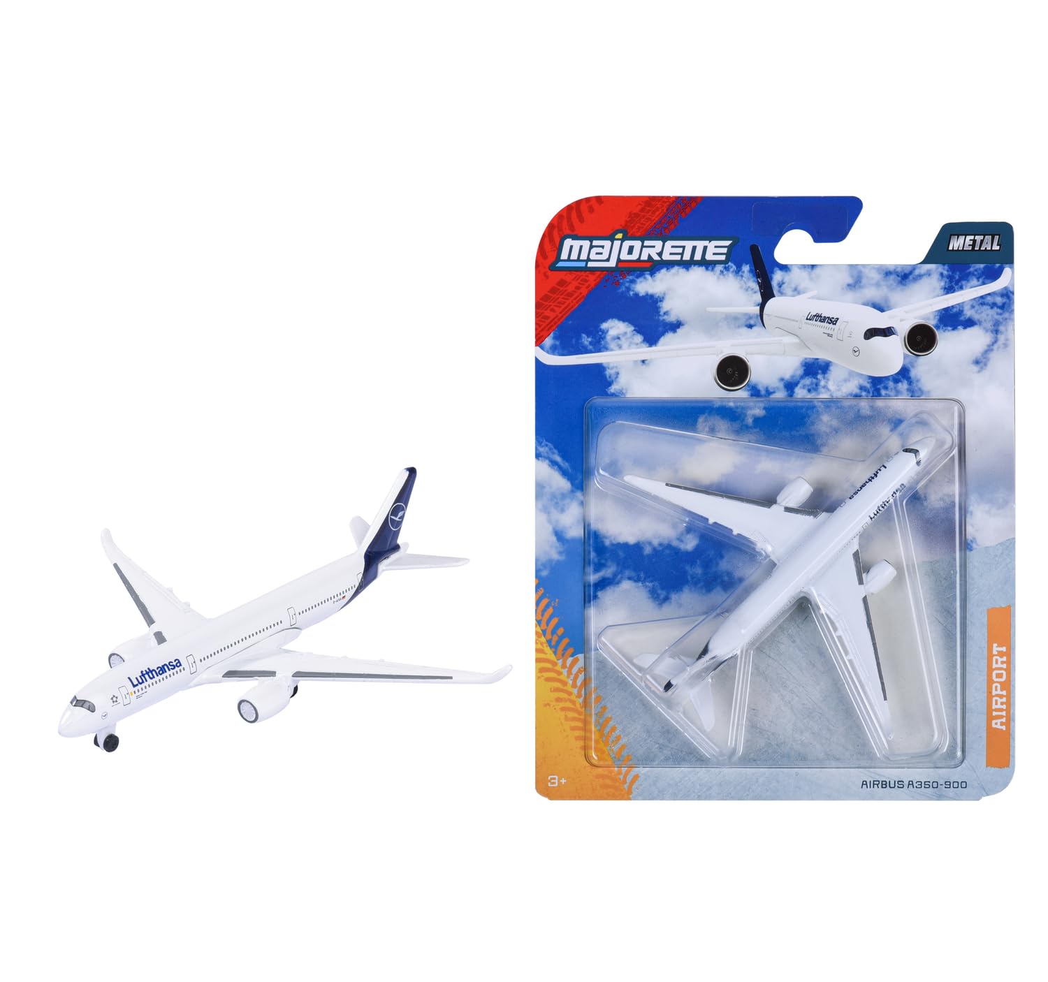 majorette-airbus-a350-lufthansa-flugzeugmodell-13-cm-metall image 6
