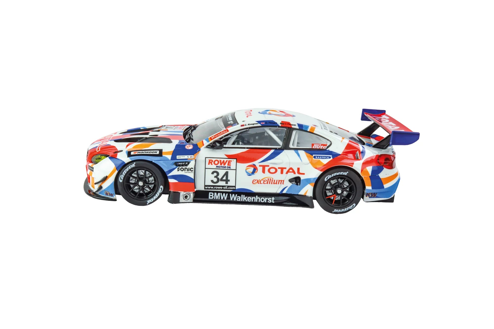 carrera-evolution-bmw-m6-gt3-walkenhorst-motorsport-no-34-slotcar-1-32 image 2