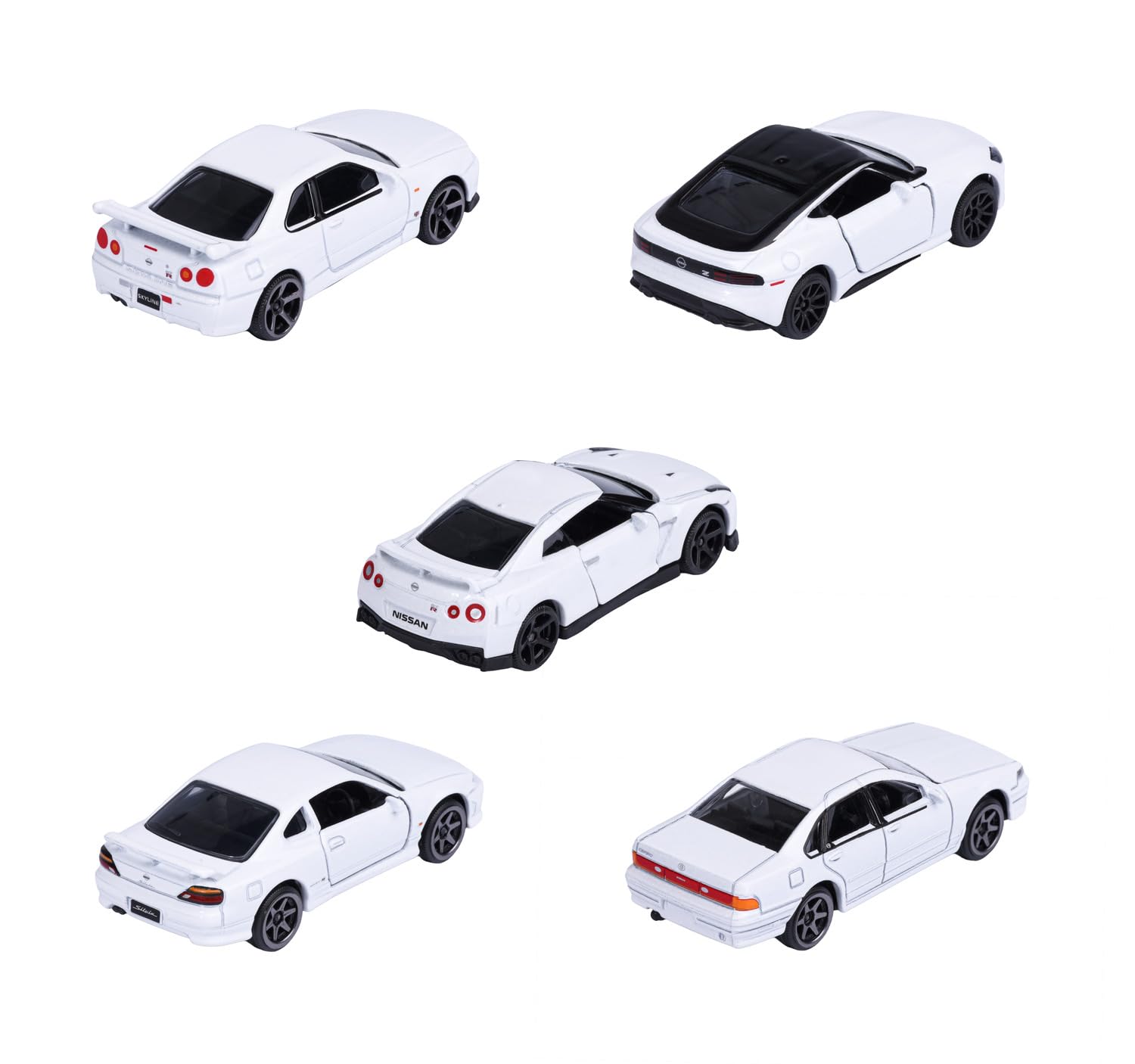 majorette-nissan-5-pieces-giftpack-metallautos-1-64-5er-set image 2