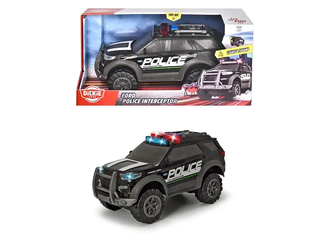 dickie-toys-ford-interceptor-polizei-suv-spielzeugauto-30-cm-schwarz-grau image 1