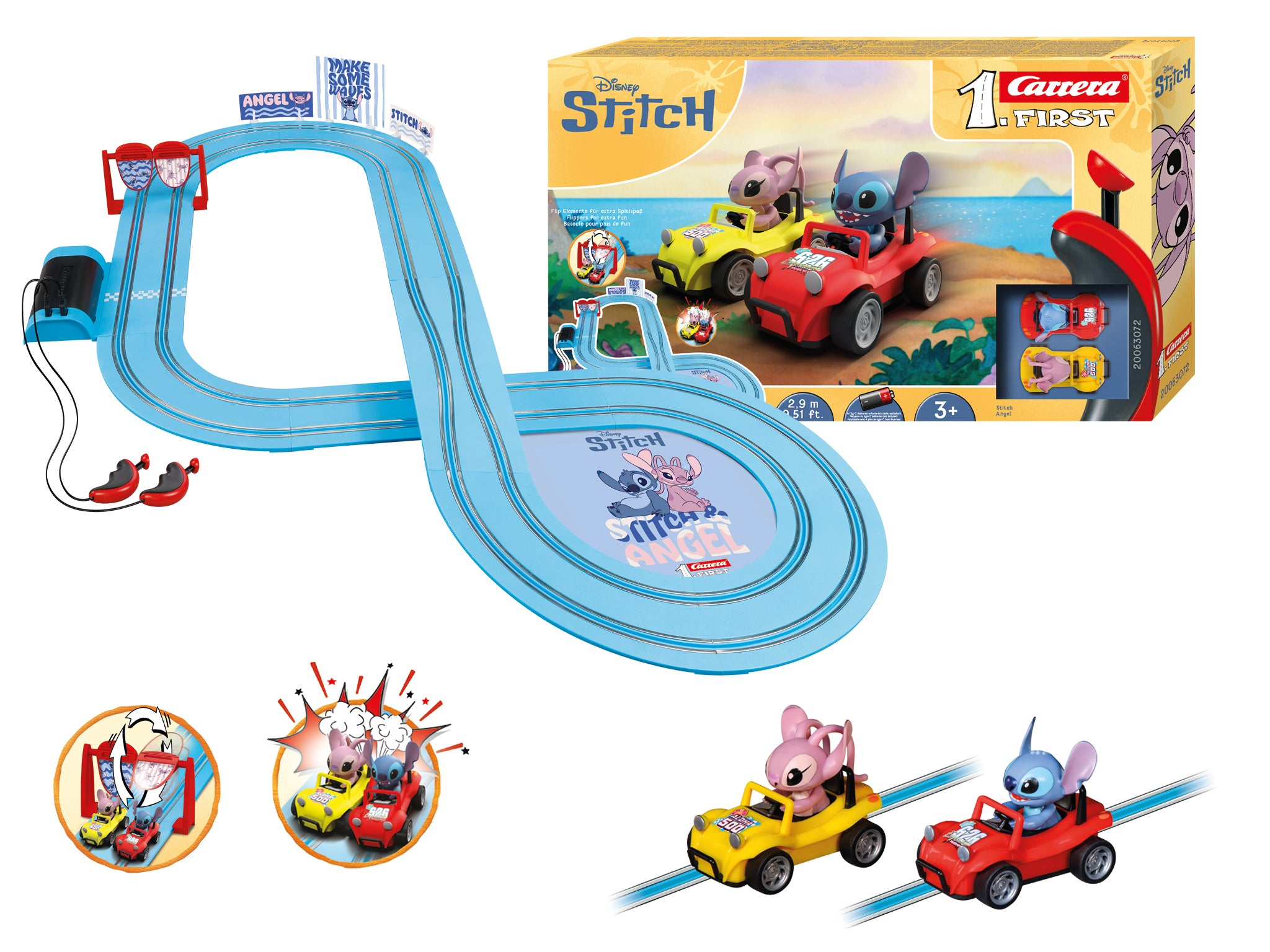 carrera-first-disney-stitch-2-9-slotcar-bahn-set image 2