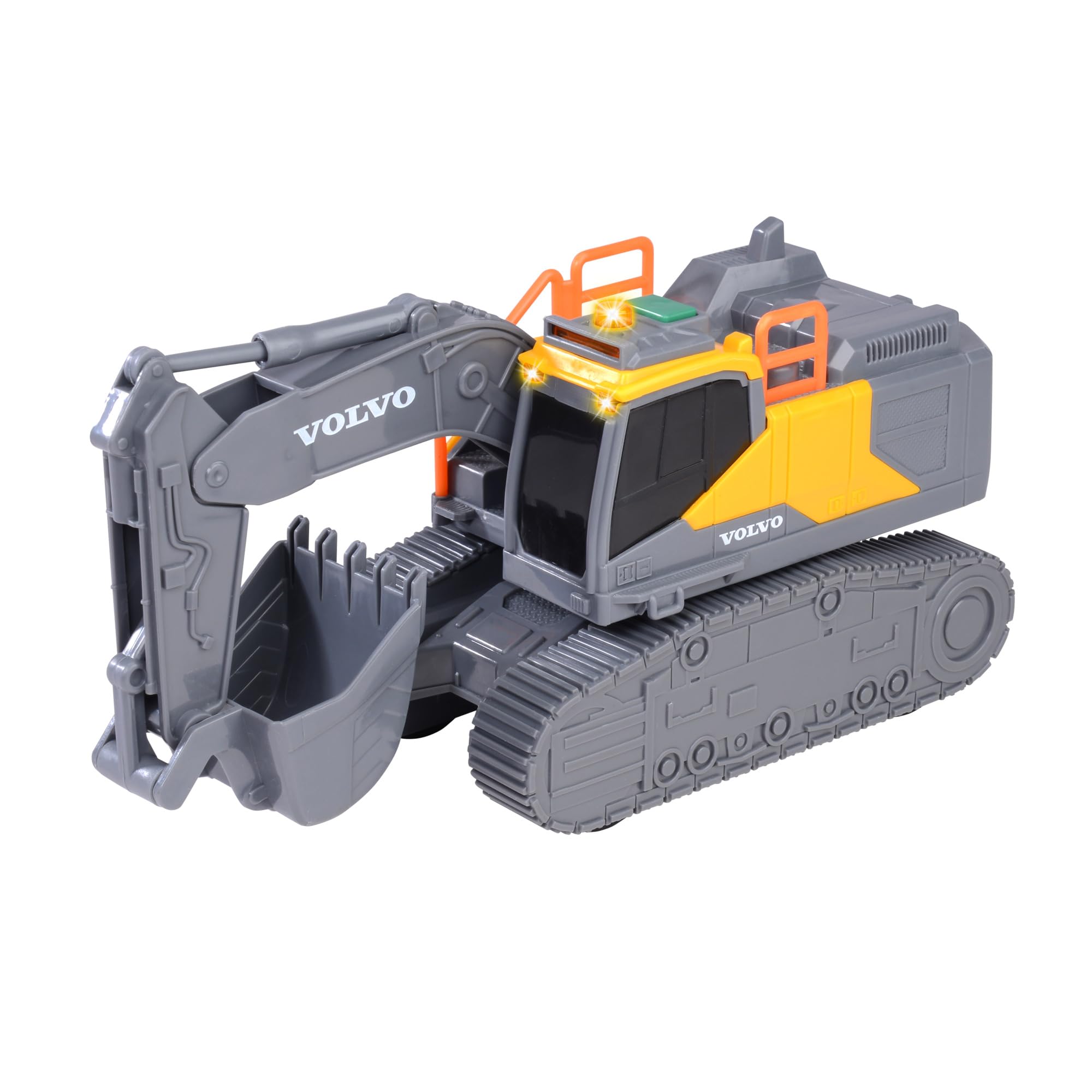 dickie-toys-volvo-kettenbagger-23-cm-spielzeugbagger-mit-licht-und-sound image 1