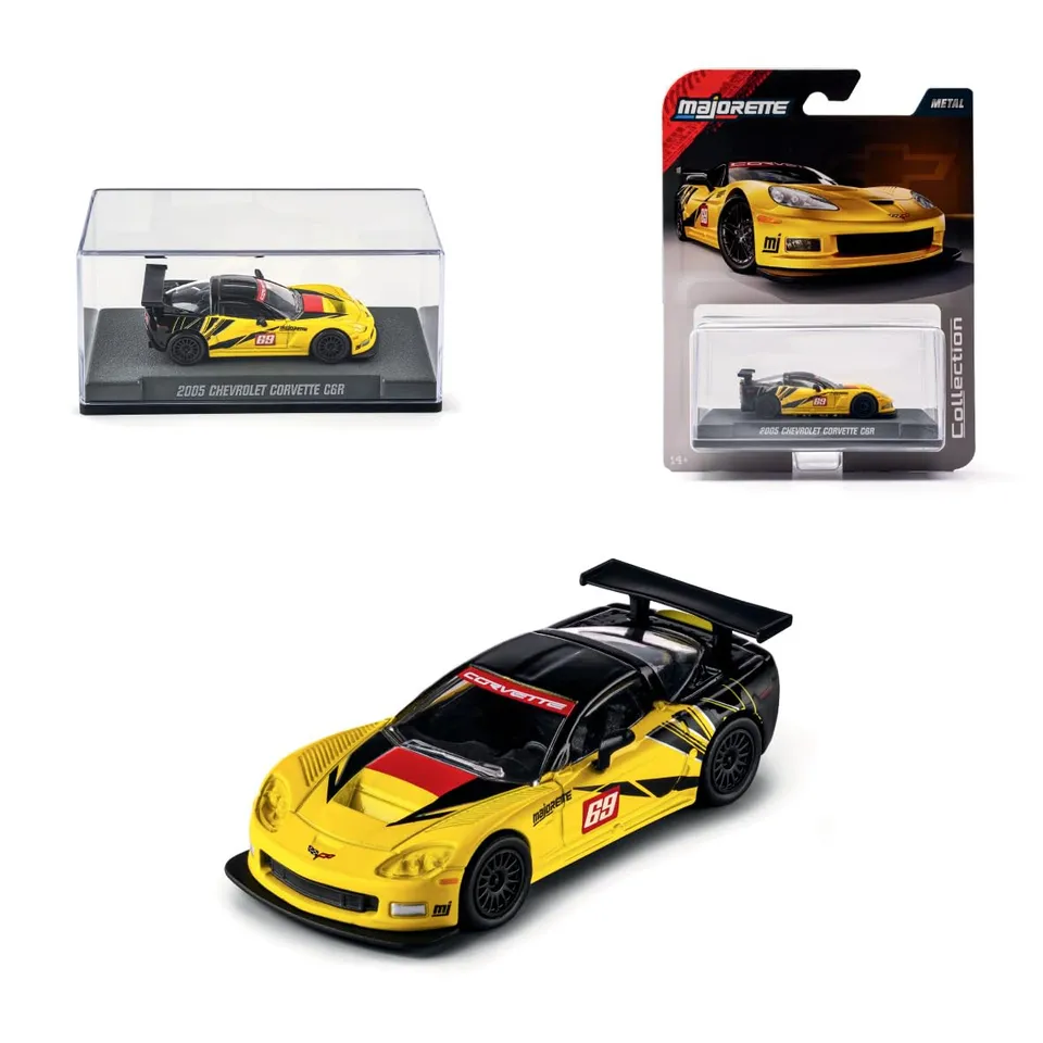 majorette-collection-2005-chevrolet-corvette-c6-r-1-64-mit-showcase image 1